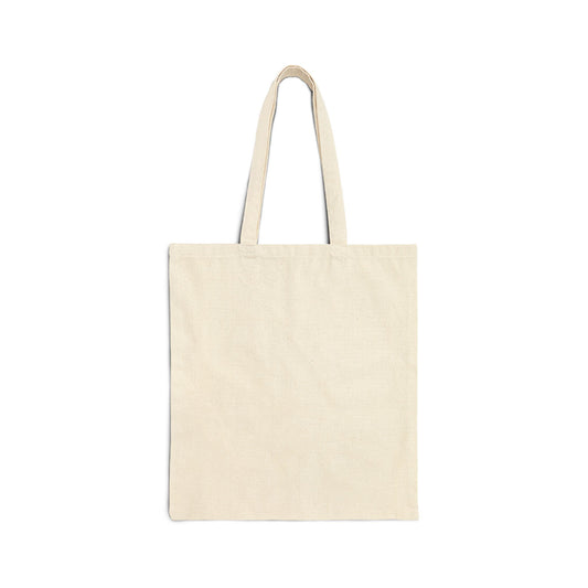 Peekaboo Cat Canvas Tote Bag — Cute Black Cat Shopper