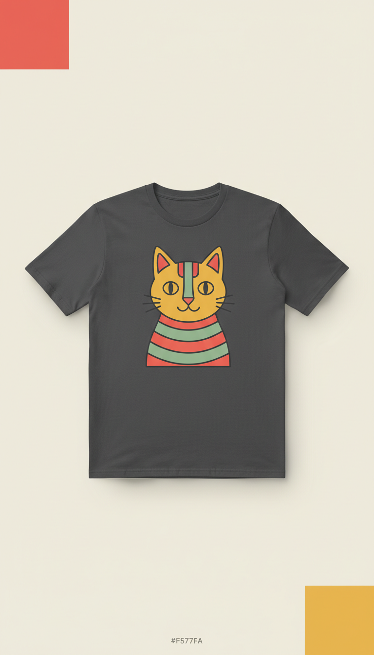 Cotton T-Shirt with Dark Humor
