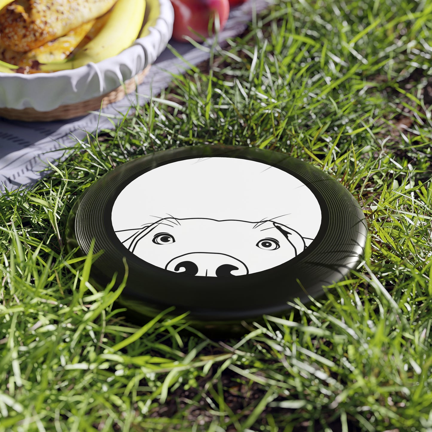 Dog Peek Frisbee — Cute Peeking Dog Disc for Outdoor Play
