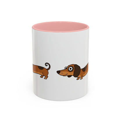Dachshund Coffee Mug –  Funny Wiener Dog Accent Mug (11/15oz)