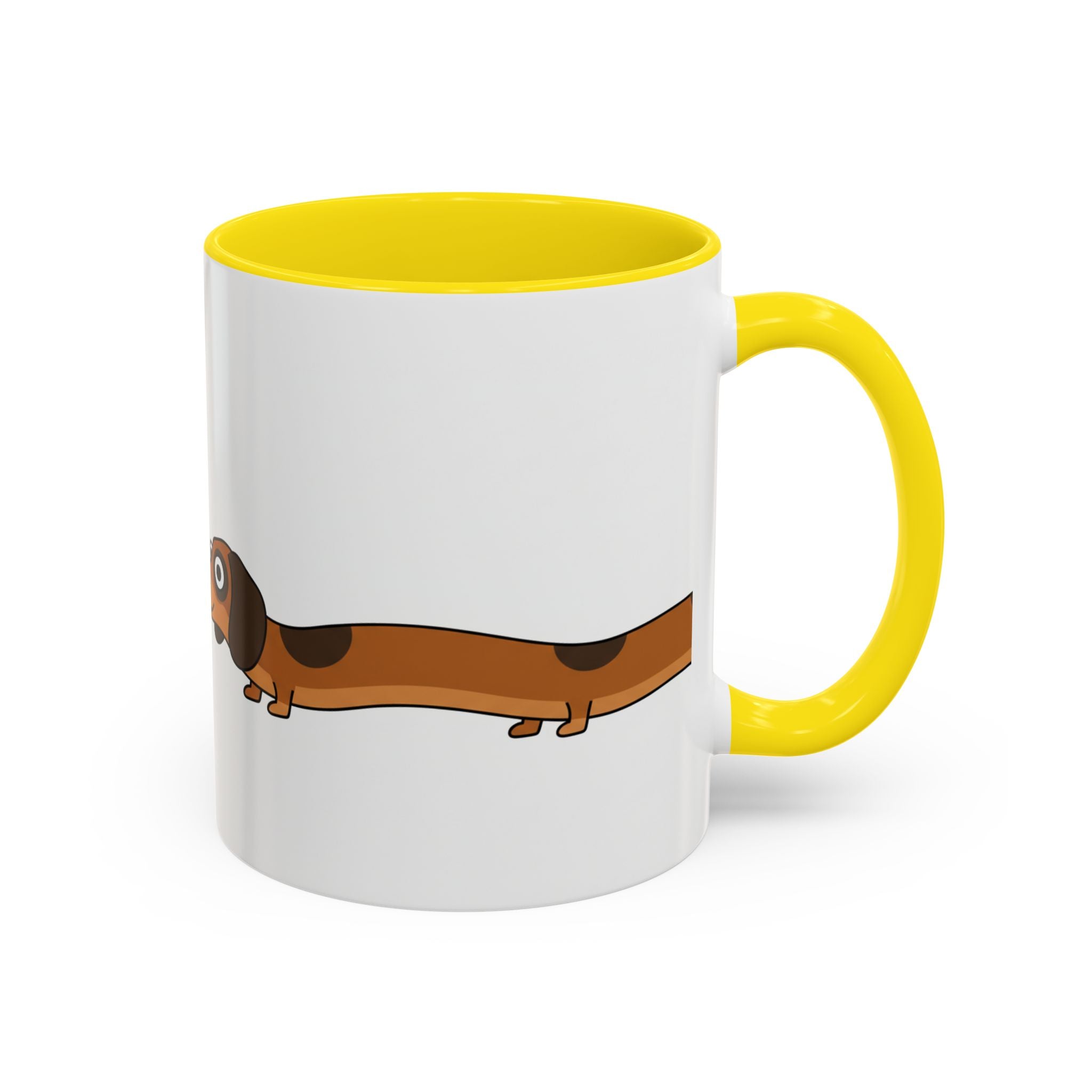 Dachshund Coffee Mug –  Funny Wiener Dog Accent Mug (11/15oz)