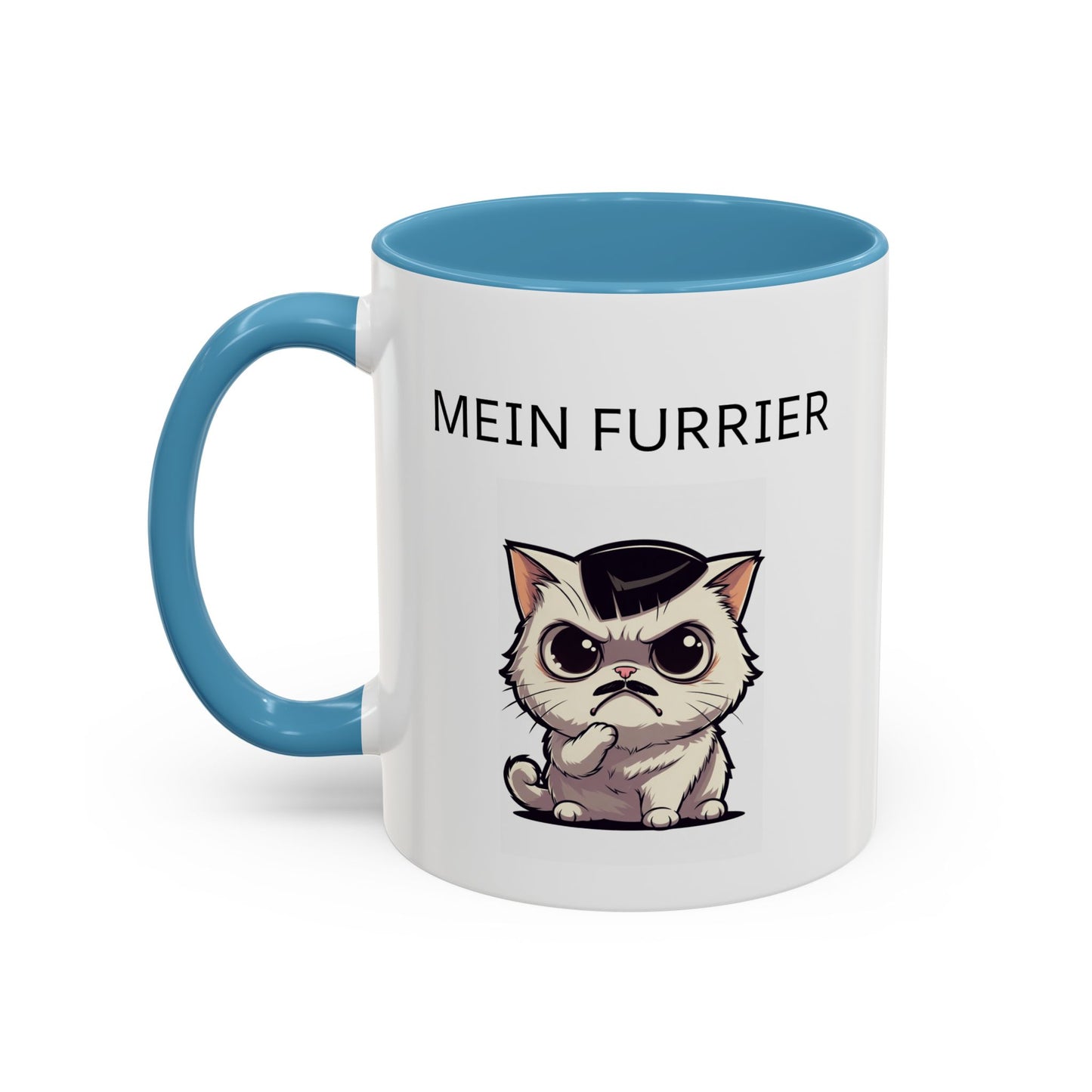 Mein Furrier Coffee Mug — Funny Grumpy Cat Accent Mug (11oz & 15oz)