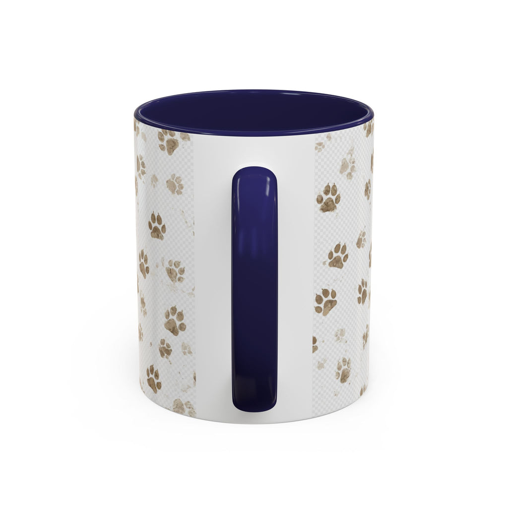 Coffee Mug - "Keep Your Dirty Paws Off My Coffee" Paw Print Accent Mug