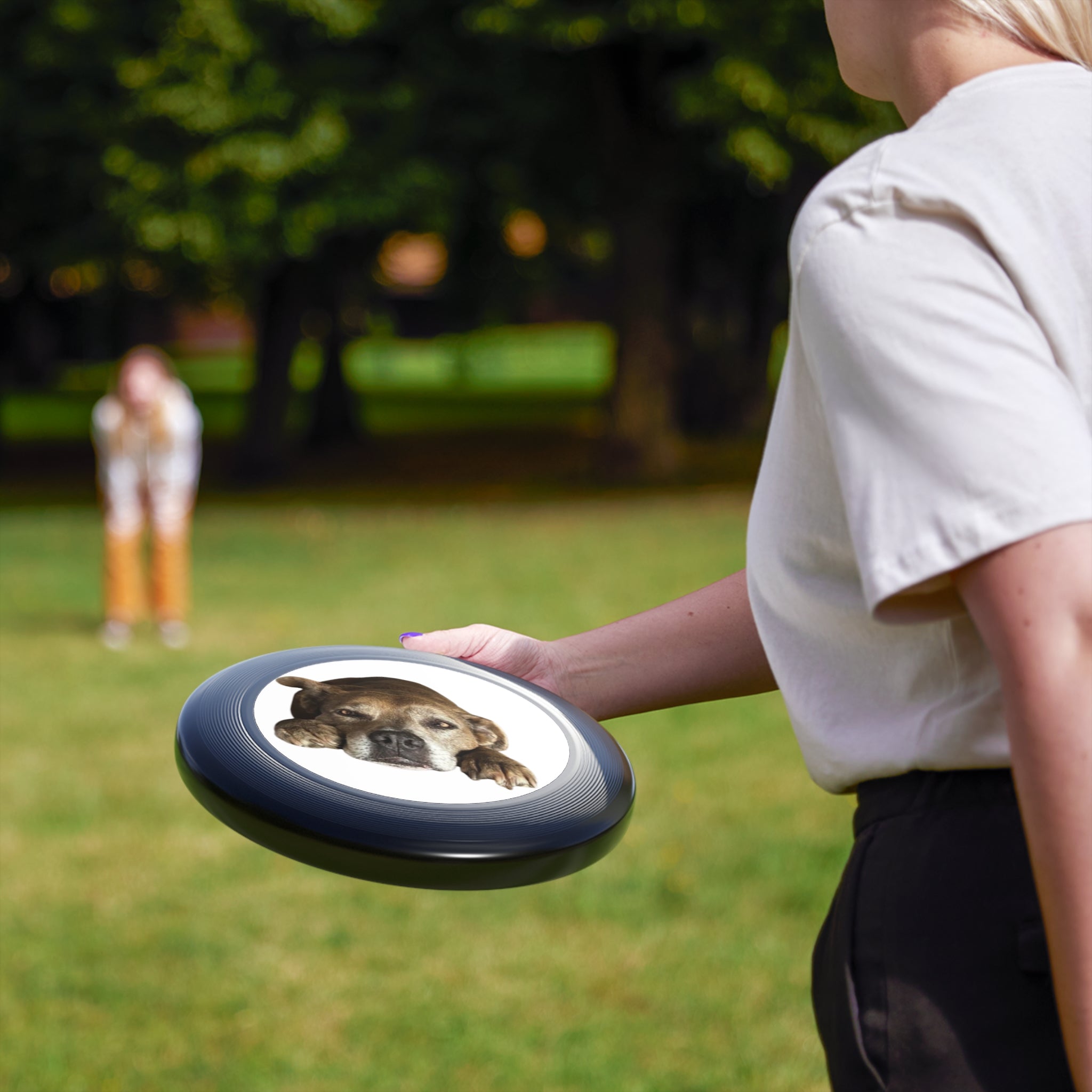 Dog Peek Frisbee — Cute Peeking Dog Disc for Outdoor Play