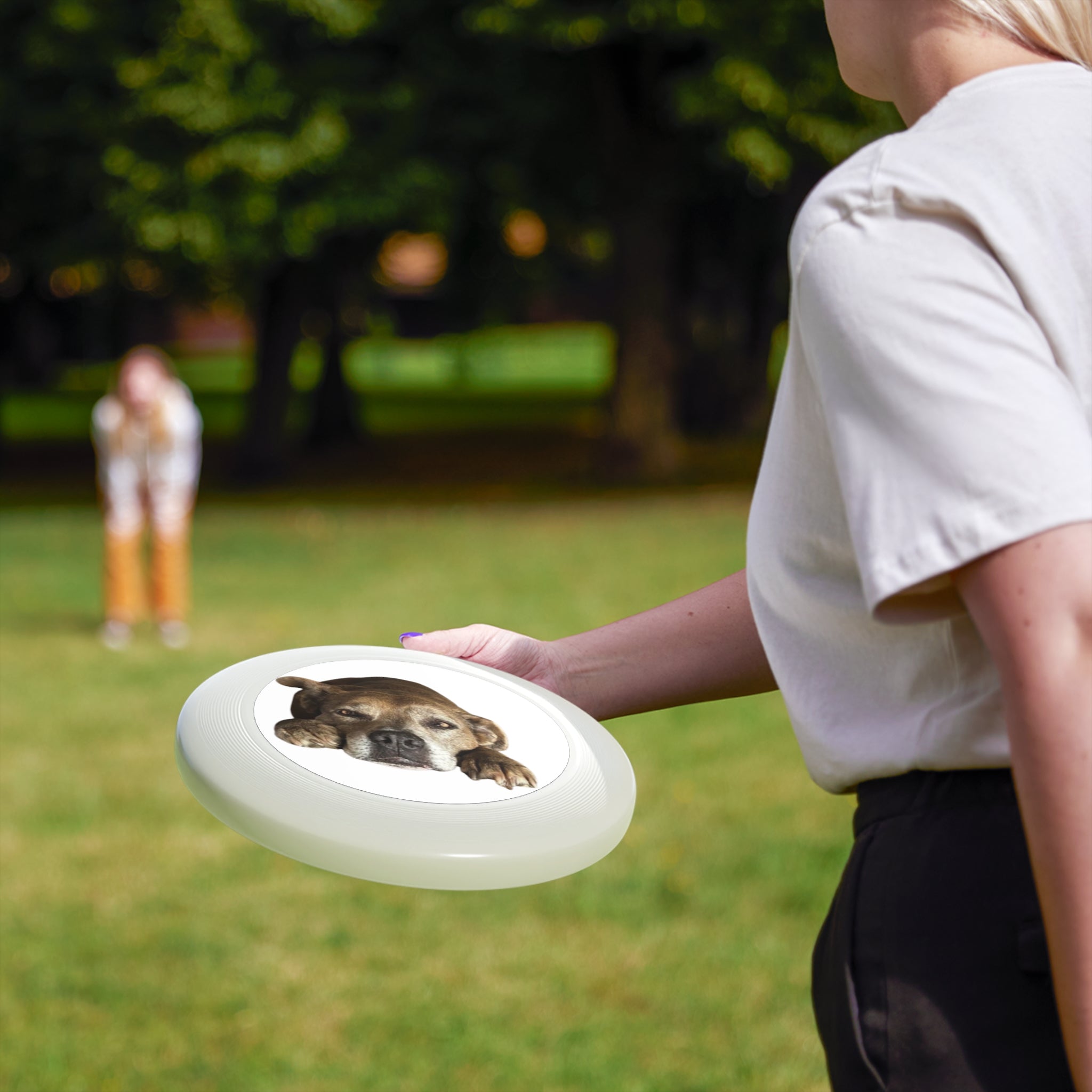 Dog Peek Frisbee — Cute Peeking Dog Disc for Outdoor Play