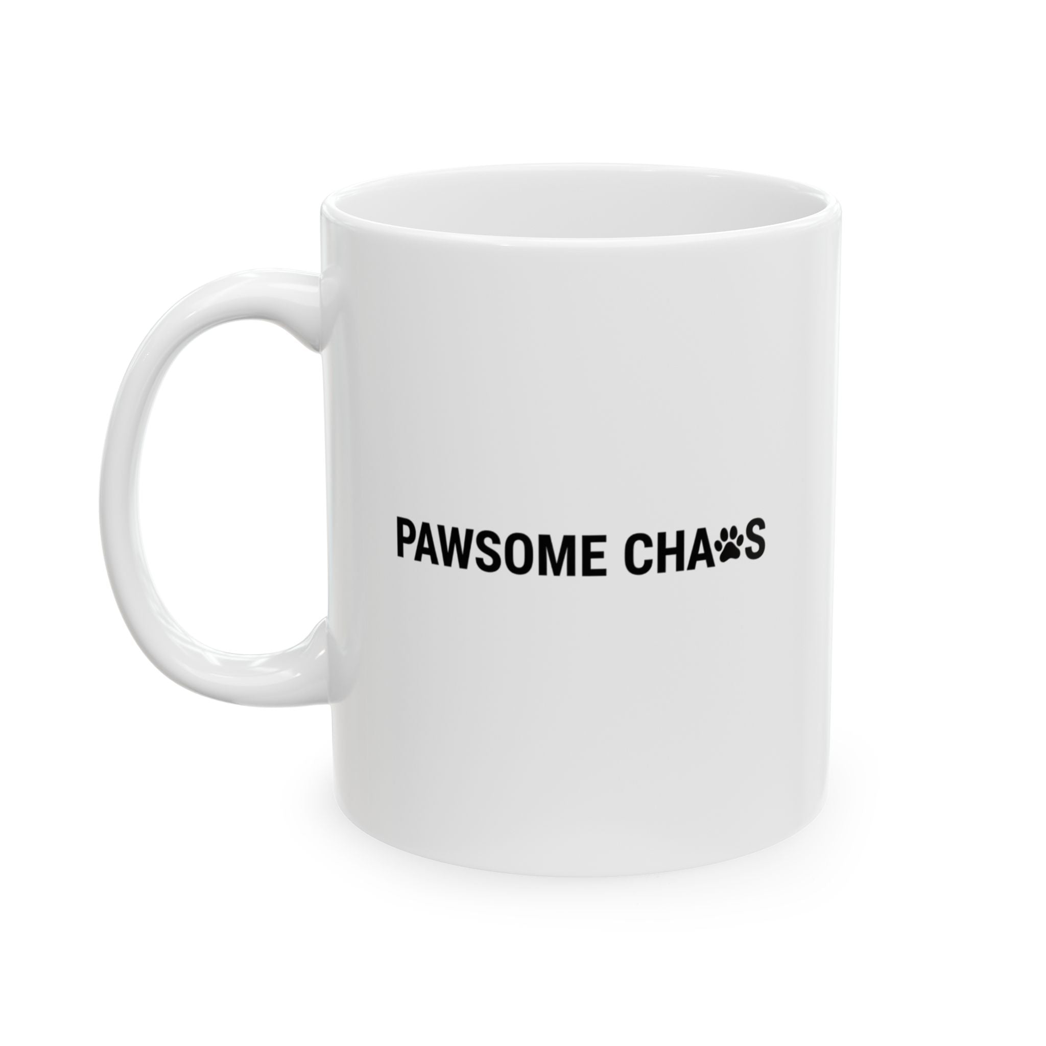 Paws & Plants Ceramic Mug – Cute Pet Lover Coffee Cup (11oz/15oz)