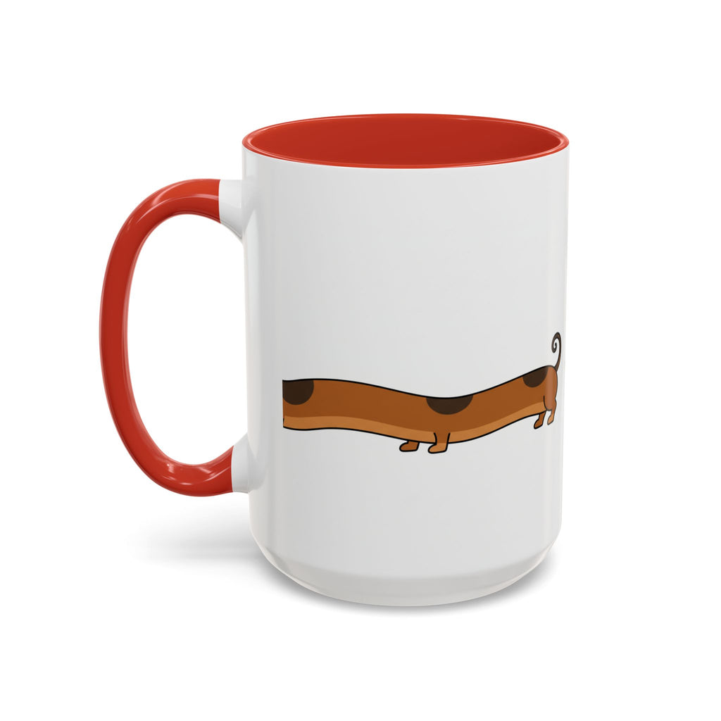 Dachshund Coffee Mug –  Funny Wiener Dog Accent Mug (11/15oz)