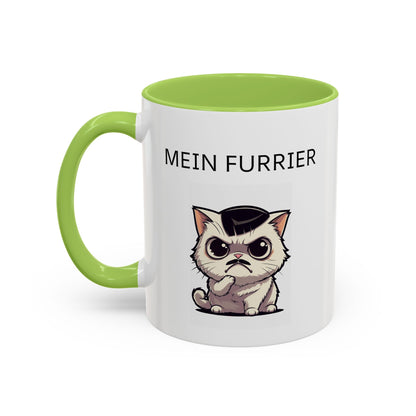 Mein Furrier Coffee Mug — Funny Grumpy Cat Accent Mug (11oz & 15oz)