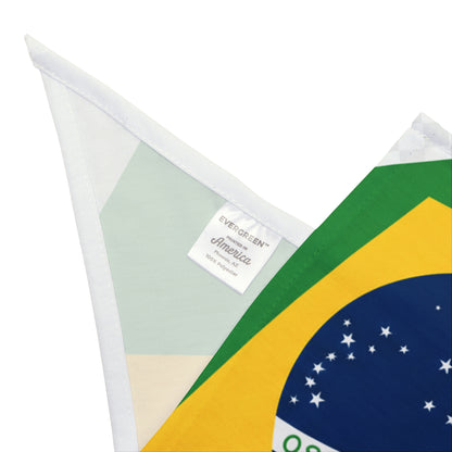 Brazil Flag Pet Bandana — Patriotic Dog & Cat Bandana with 'Ordem e Progresso' Design