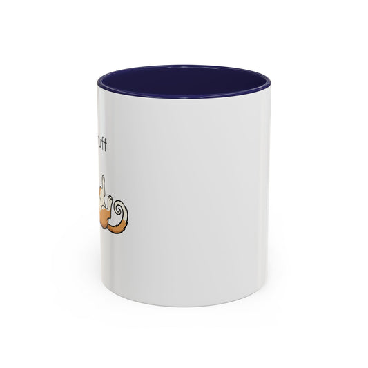 Life Is Ruff Dog Coffee Mug – Funny Pet Lover Accent Mug (11/15 oz)