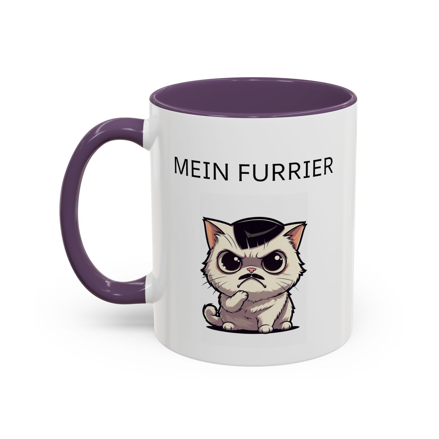 Mein Furrier Coffee Mug — Funny Grumpy Cat Accent Mug (11oz & 15oz)