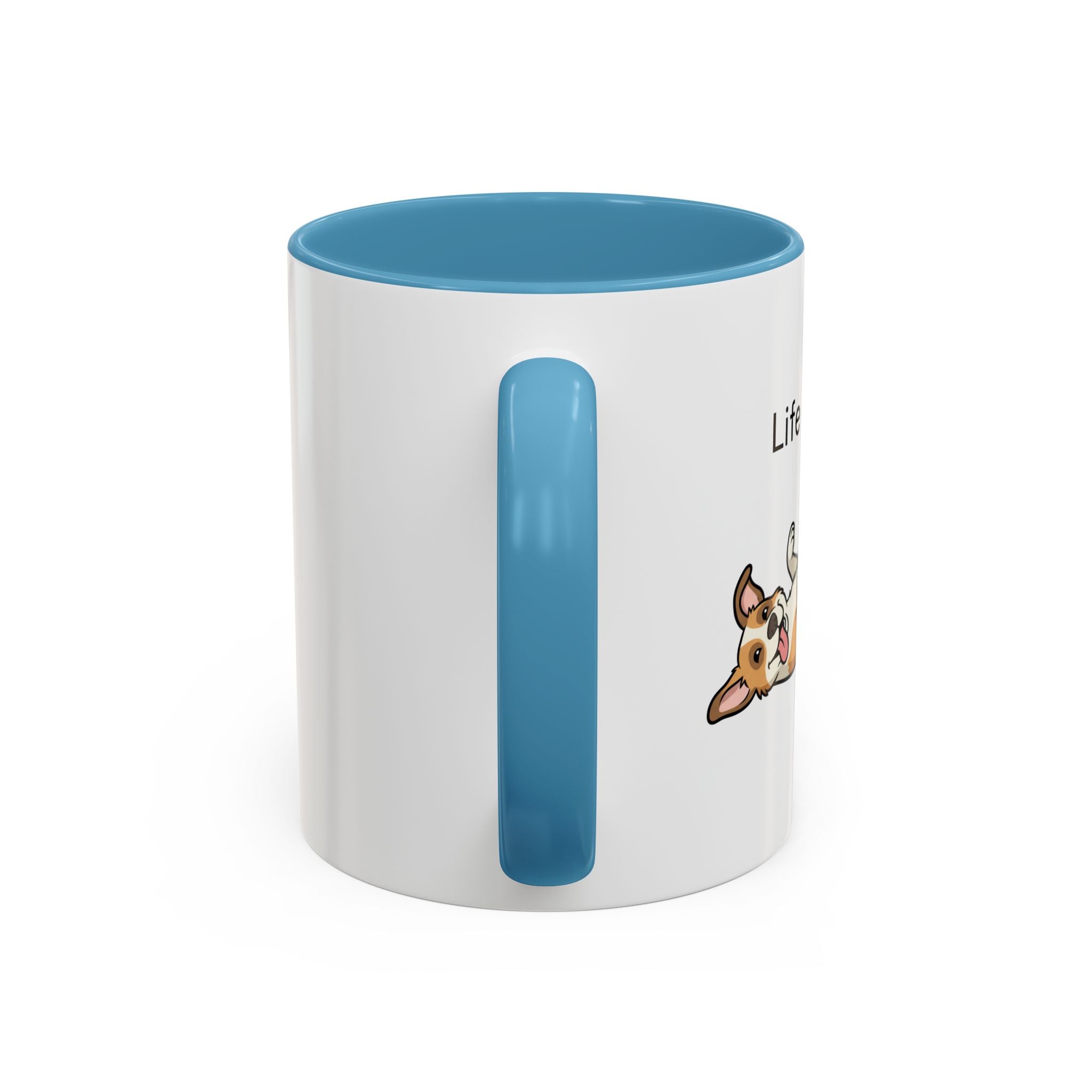 Life Is Ruff Dog Coffee Mug – Funny Pet Lover Accent Mug (11/15 oz)