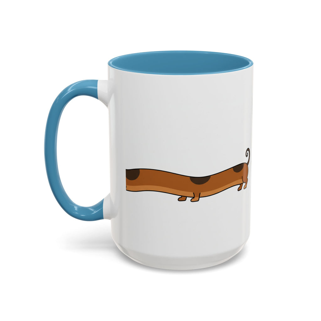 Dachshund Coffee Mug –  Funny Wiener Dog Accent Mug (11/15oz)