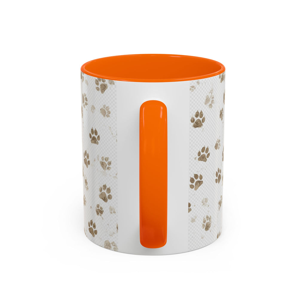 Coffee Mug - "Keep Your Dirty Paws Off My Coffee" Paw Print Accent Mug