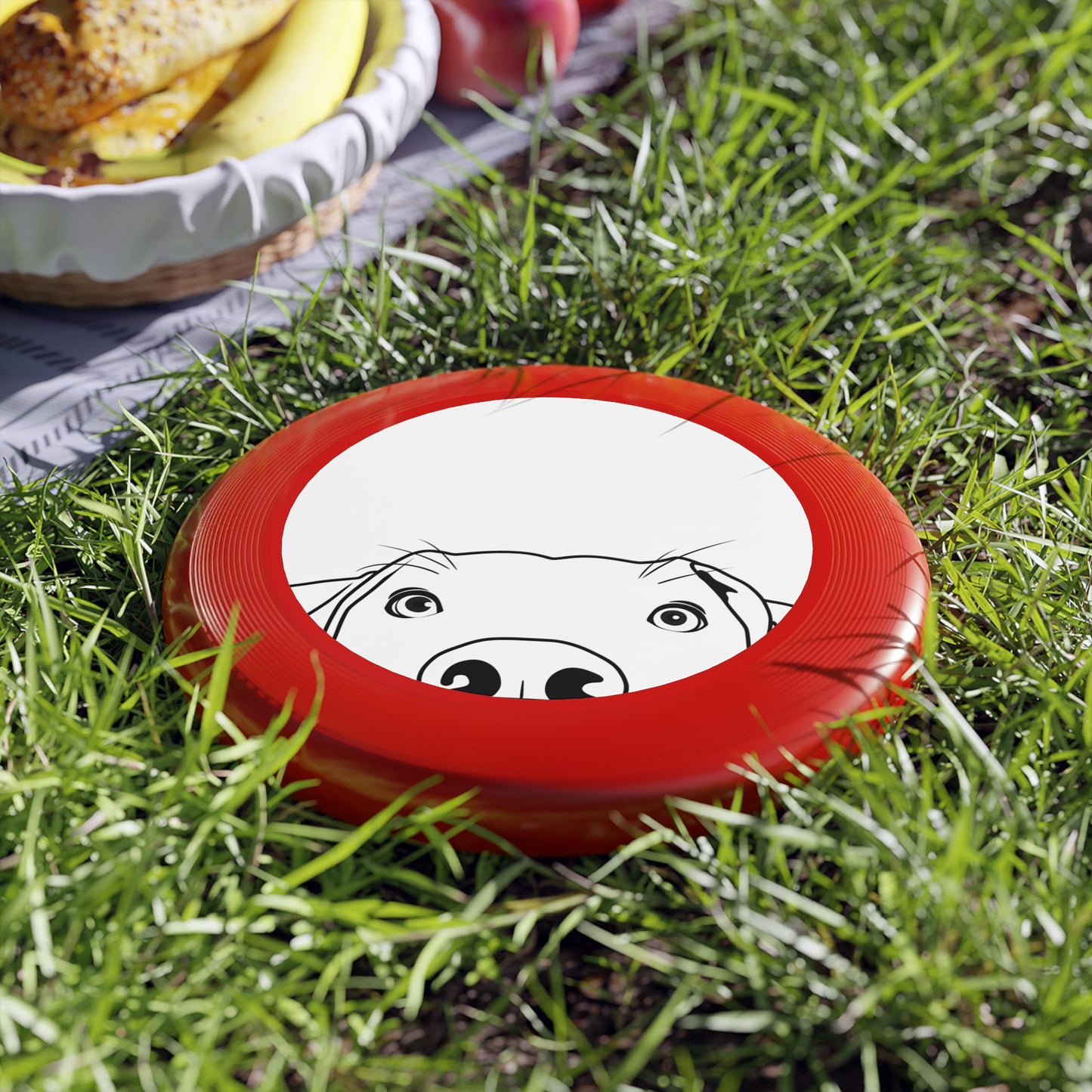Dog Peek Frisbee — Cute Peeking Dog Disc for Outdoor Play