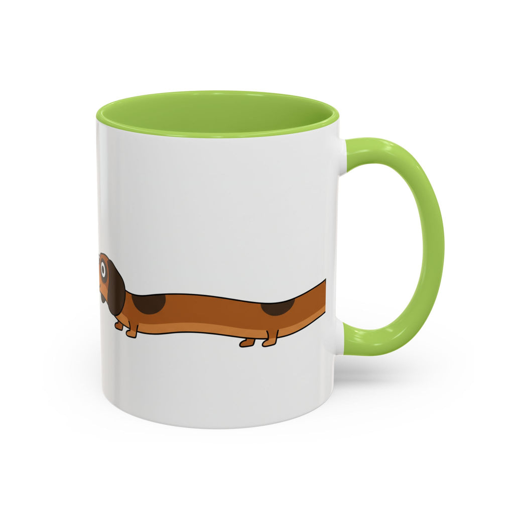 Dachshund Coffee Mug –  Funny Wiener Dog Accent Mug (11/15oz)