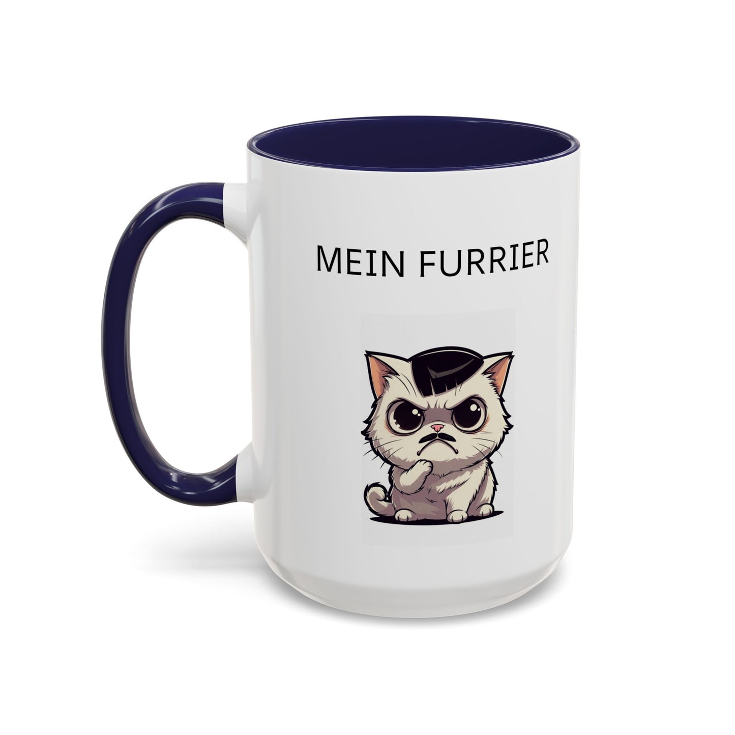 Mein Furrier Coffee Mug — Funny Grumpy Cat Accent Mug (11oz & 15oz)