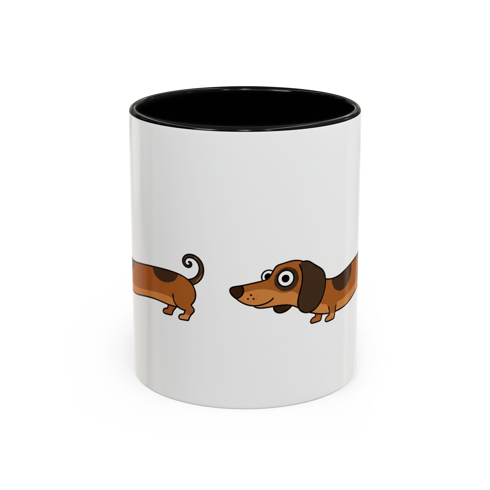 Dachshund Coffee Mug –  Funny Wiener Dog Accent Mug (11/15oz)
