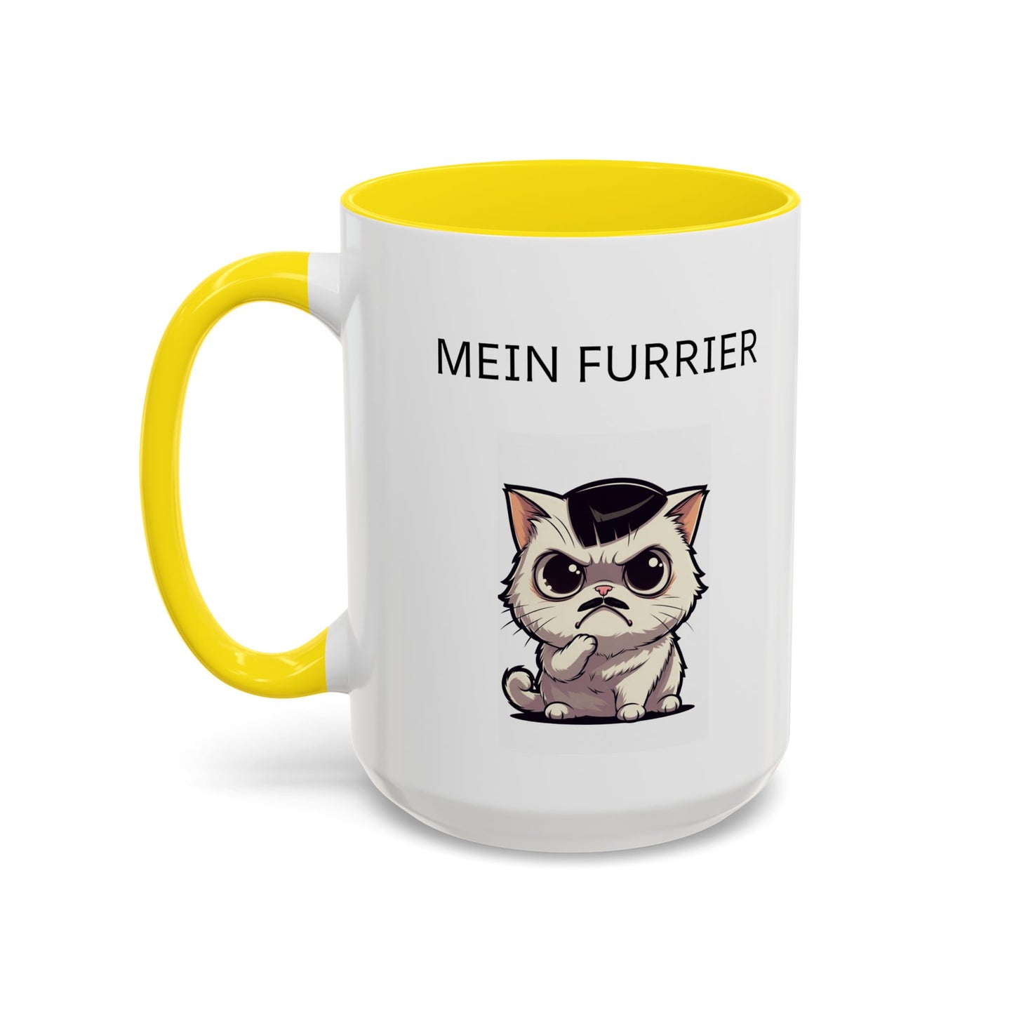 Mein Furrier Coffee Mug — Funny Grumpy Cat Accent Mug (11oz & 15oz)