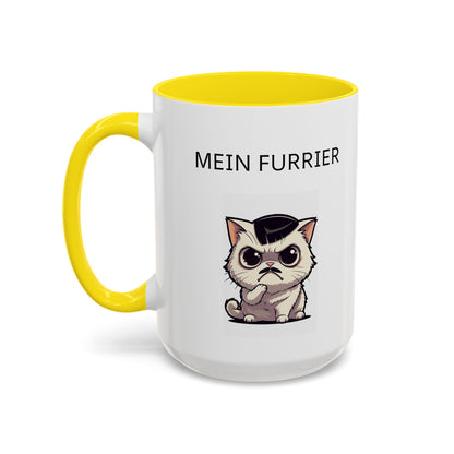 Mein Furrier Coffee Mug — Funny Grumpy Cat Accent Mug (11oz & 15oz)
