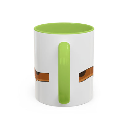Dachshund Coffee Mug –  Funny Wiener Dog Accent Mug (11/15oz)