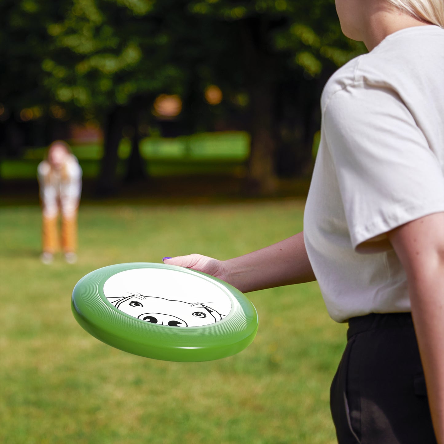 Dog Peek Frisbee — Cute Peeking Dog Disc for Outdoor Play