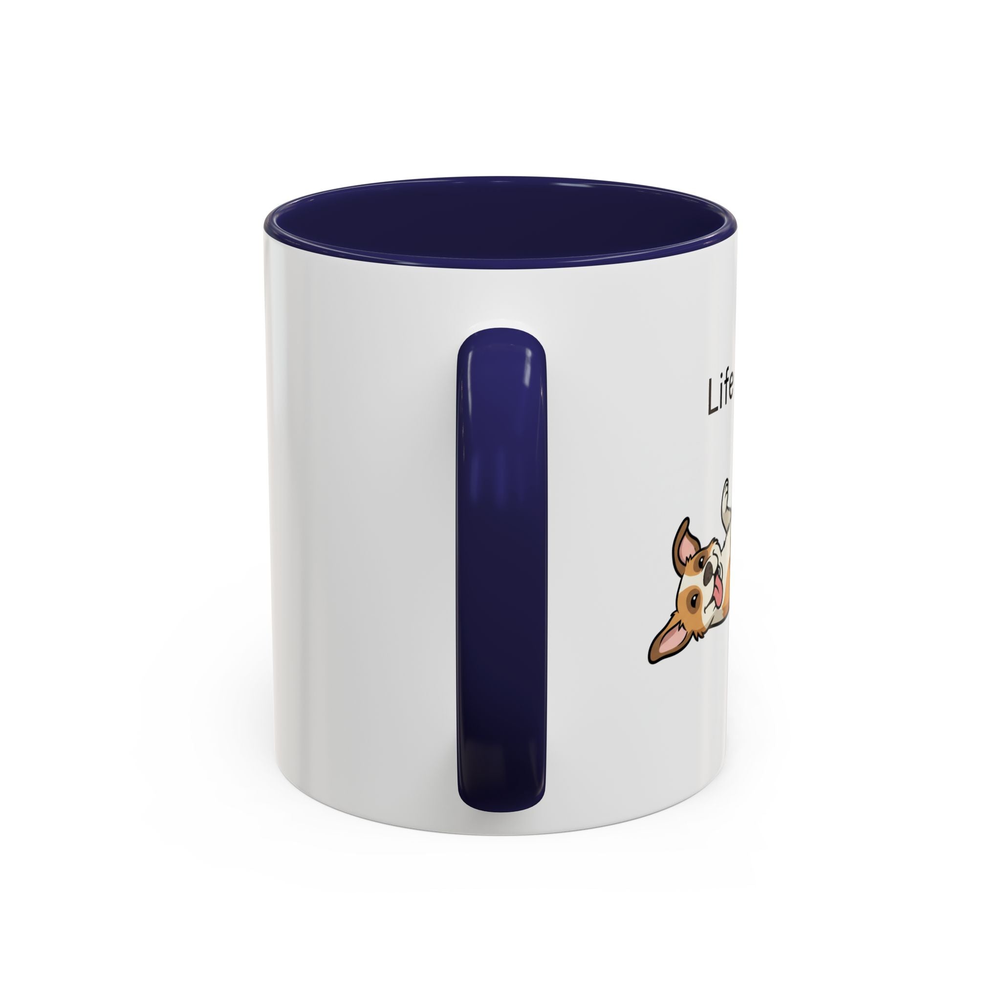 Life Is Ruff Dog Coffee Mug – Funny Pet Lover Accent Mug (11/15 oz)