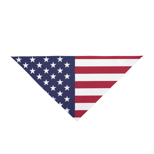 American Flag Pet Bandana — Patriotic Dog & Cat Accessory for 4th of July
