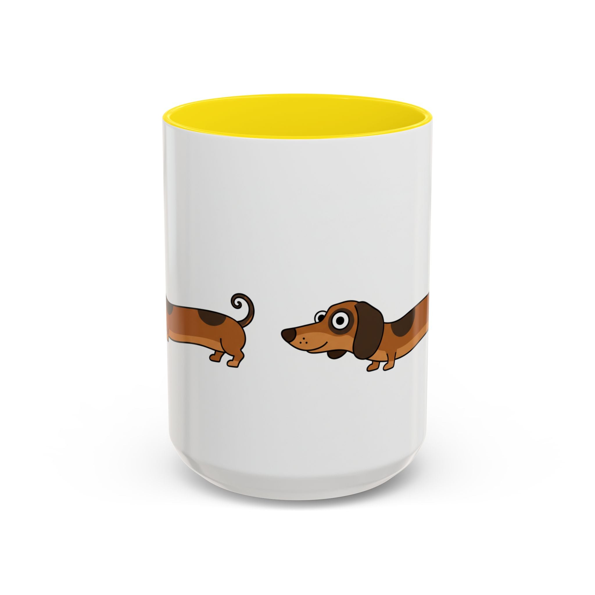 Dachshund Coffee Mug –  Funny Wiener Dog Accent Mug (11/15oz)