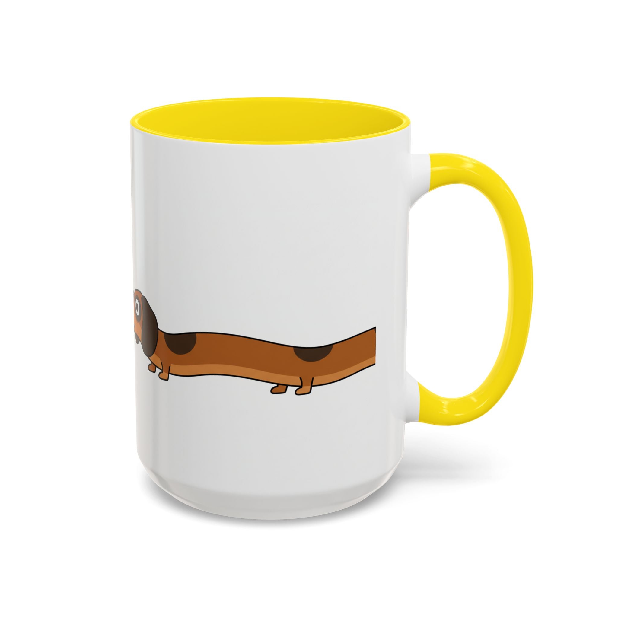 Dachshund Coffee Mug –  Funny Wiener Dog Accent Mug (11/15oz)