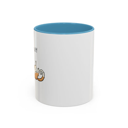 Life Is Ruff Dog Coffee Mug – Funny Pet Lover Accent Mug (11/15 oz)