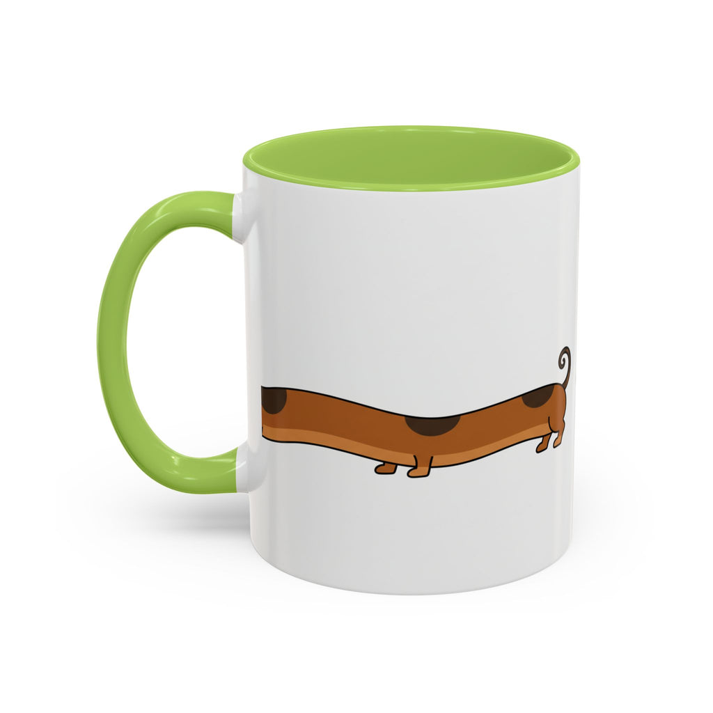 Dachshund Coffee Mug –  Funny Wiener Dog Accent Mug (11/15oz)