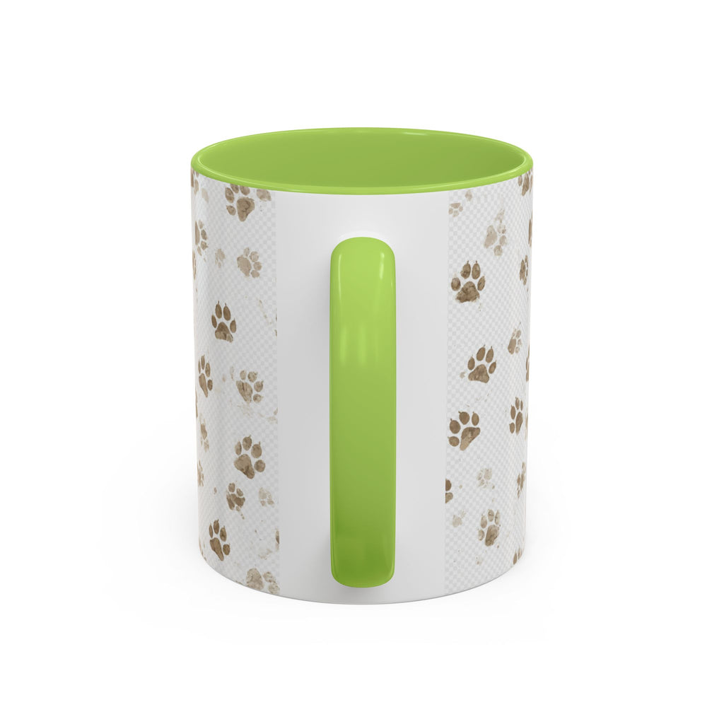 Coffee Mug - "Keep Your Dirty Paws Off My Coffee" Paw Print Accent Mug