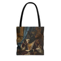 Cat Dame Tea Bag Tote Bag — Vintage Portrait Tea Lover Tote