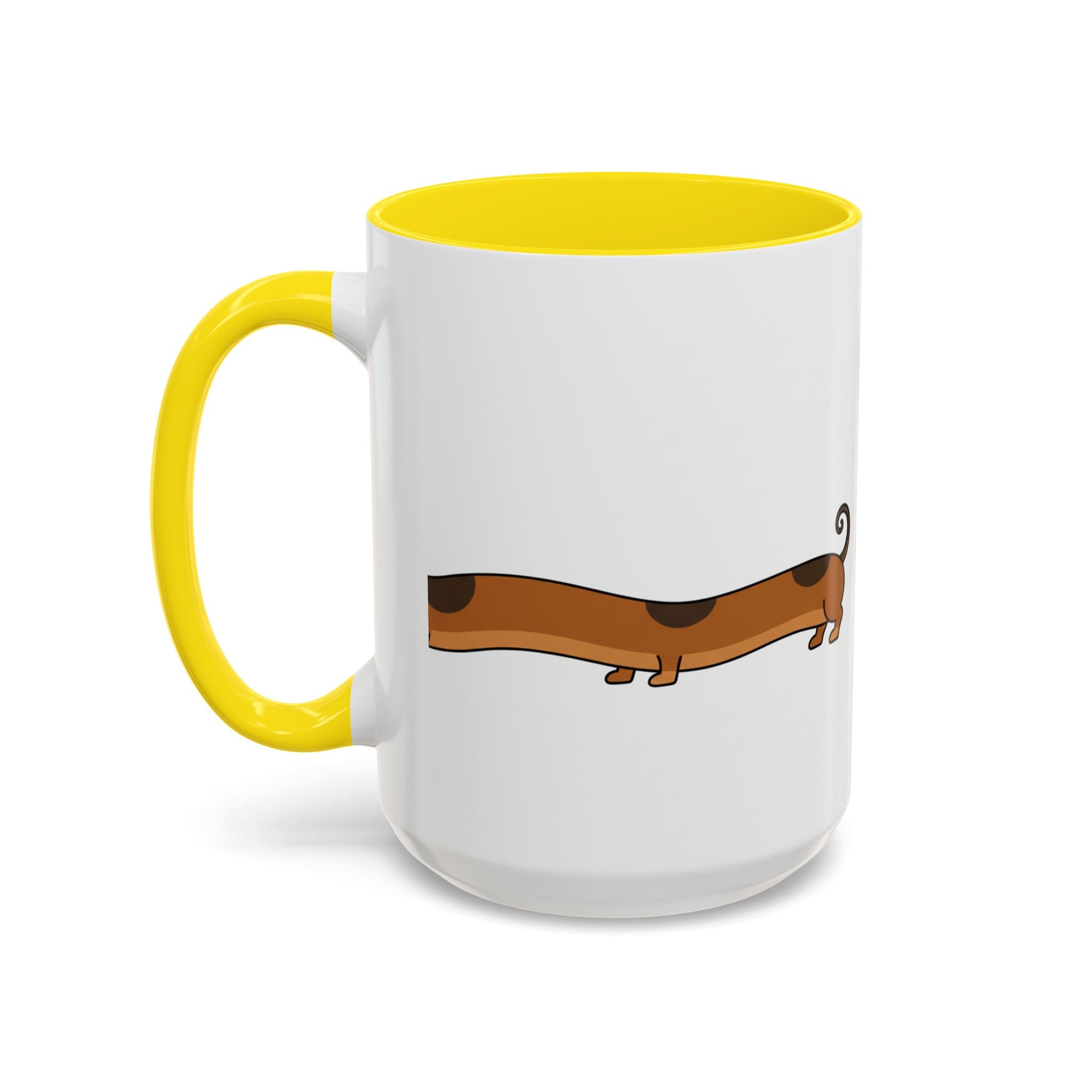 Dachshund Coffee Mug –  Funny Wiener Dog Accent Mug (11/15oz)