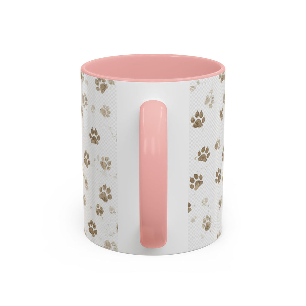 Coffee Mug - "Keep Your Dirty Paws Off My Coffee" Paw Print Accent Mug