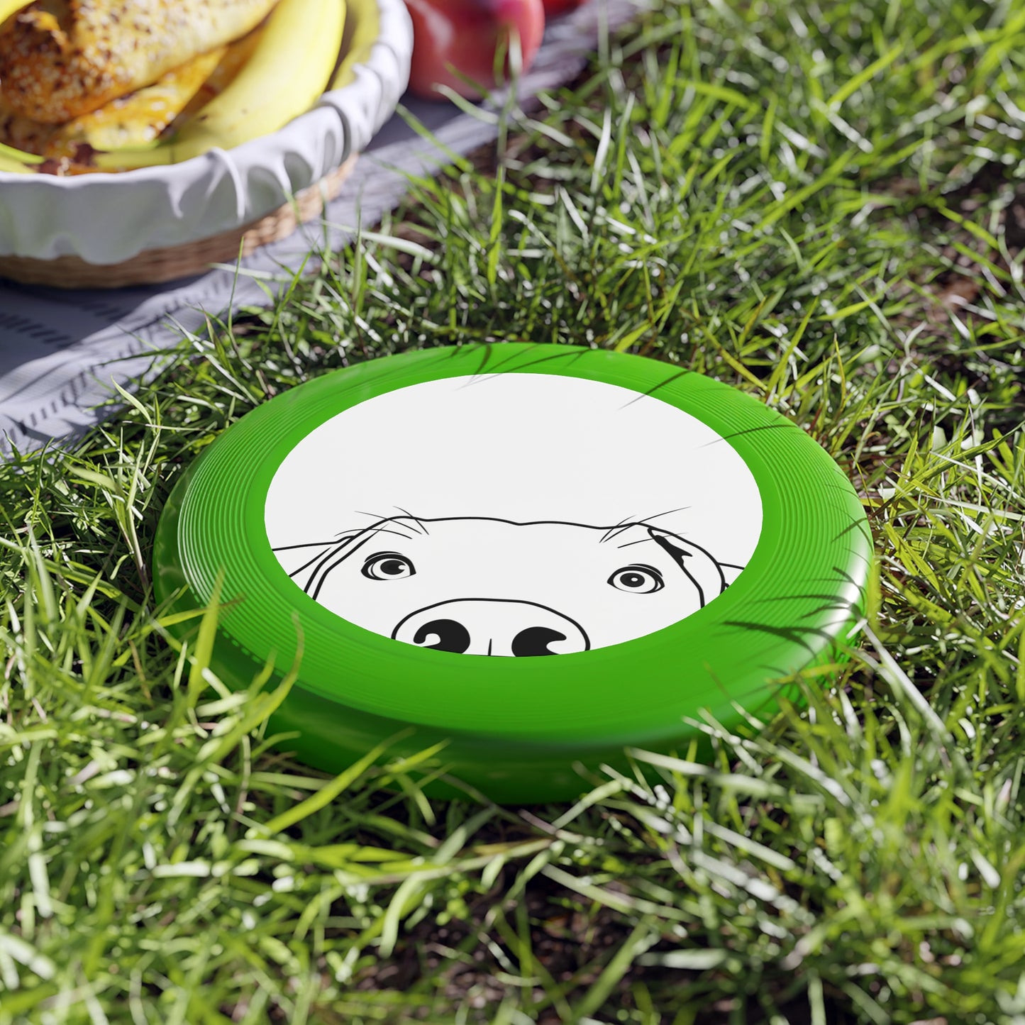 Dog Peek Frisbee — Cute Peeking Dog Disc for Outdoor Play