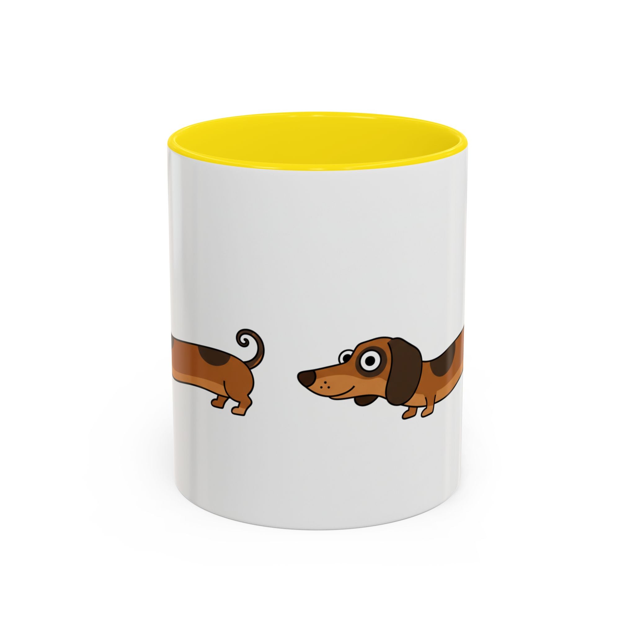 Dachshund Coffee Mug –  Funny Wiener Dog Accent Mug (11/15oz)