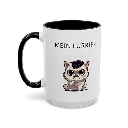 Mein Furrier Coffee Mug — Funny Grumpy Cat Accent Mug (11oz & 15oz)