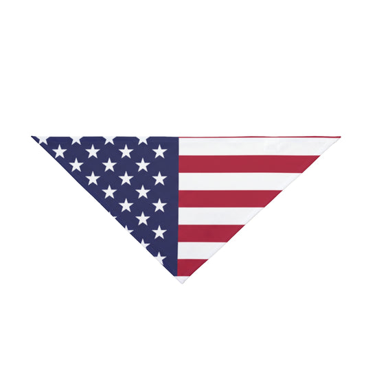 American Flag Pet Bandana — Patriotic Dog & Cat Accessory for 4th of July