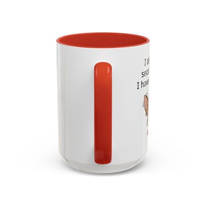 Funny Chihuahua Coffee Mug — 'I Don't Need A Security System, I Have A Chihuahua' Accent Mug (11/15oz)