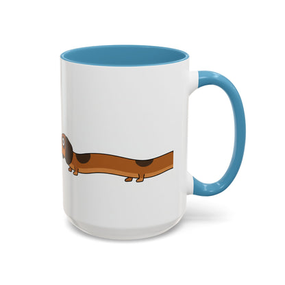 Dachshund Coffee Mug –  Funny Wiener Dog Accent Mug (11/15oz)
