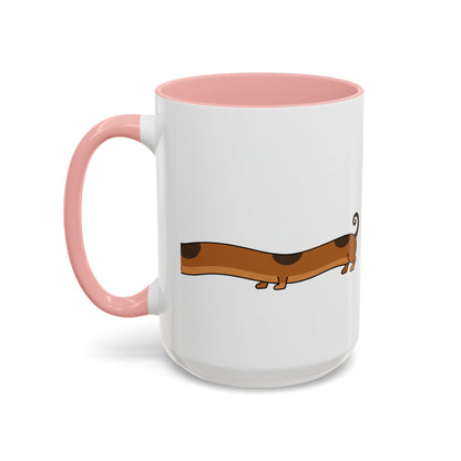 Dachshund Coffee Mug –  Funny Wiener Dog Accent Mug (11/15oz)