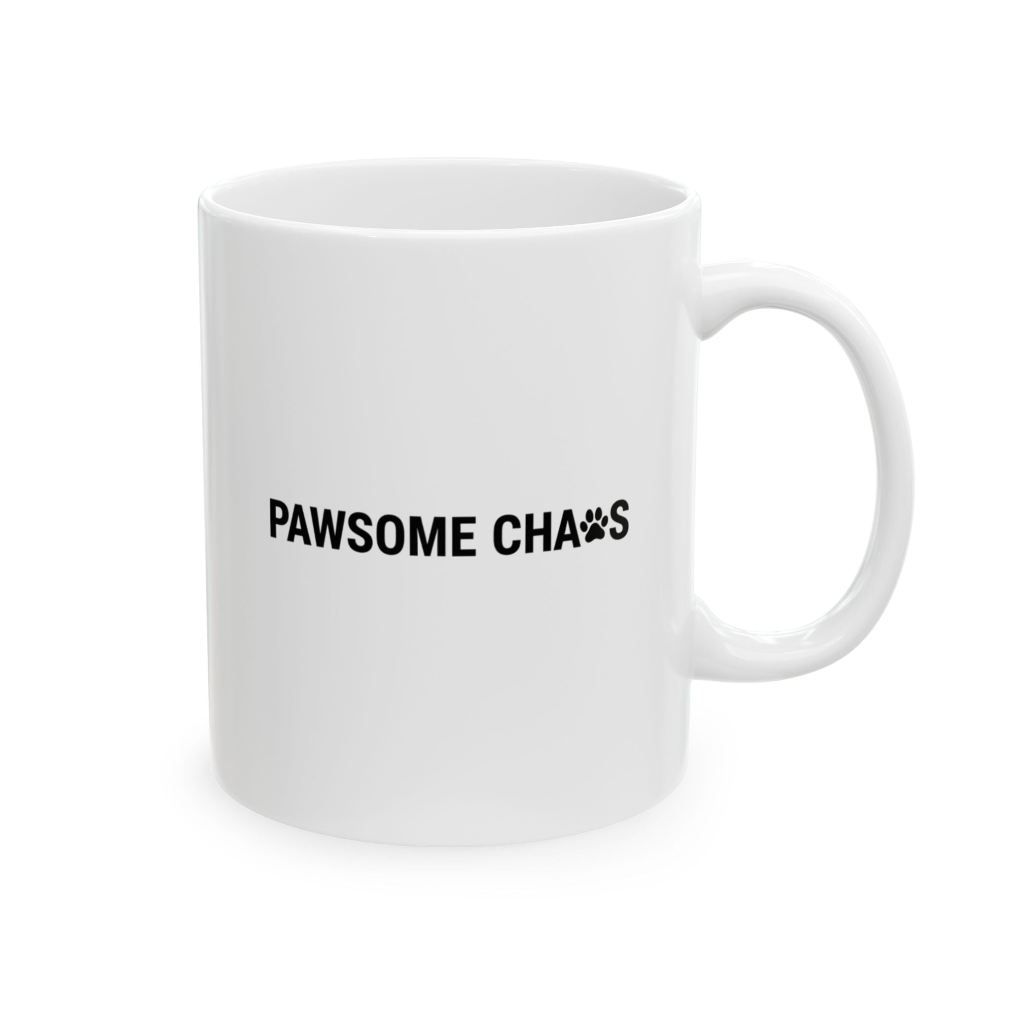 Paws & Plants Ceramic Mug – Cute Pet Lover Coffee Cup (11oz/15oz)