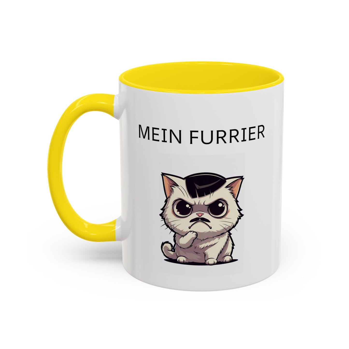 Mein Furrier Coffee Mug — Funny Grumpy Cat Accent Mug (11oz & 15oz)
