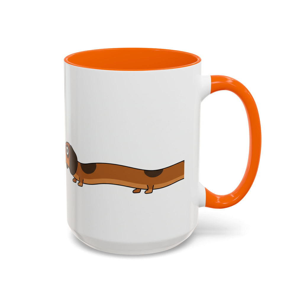 Dachshund Coffee Mug –  Funny Wiener Dog Accent Mug (11/15oz)