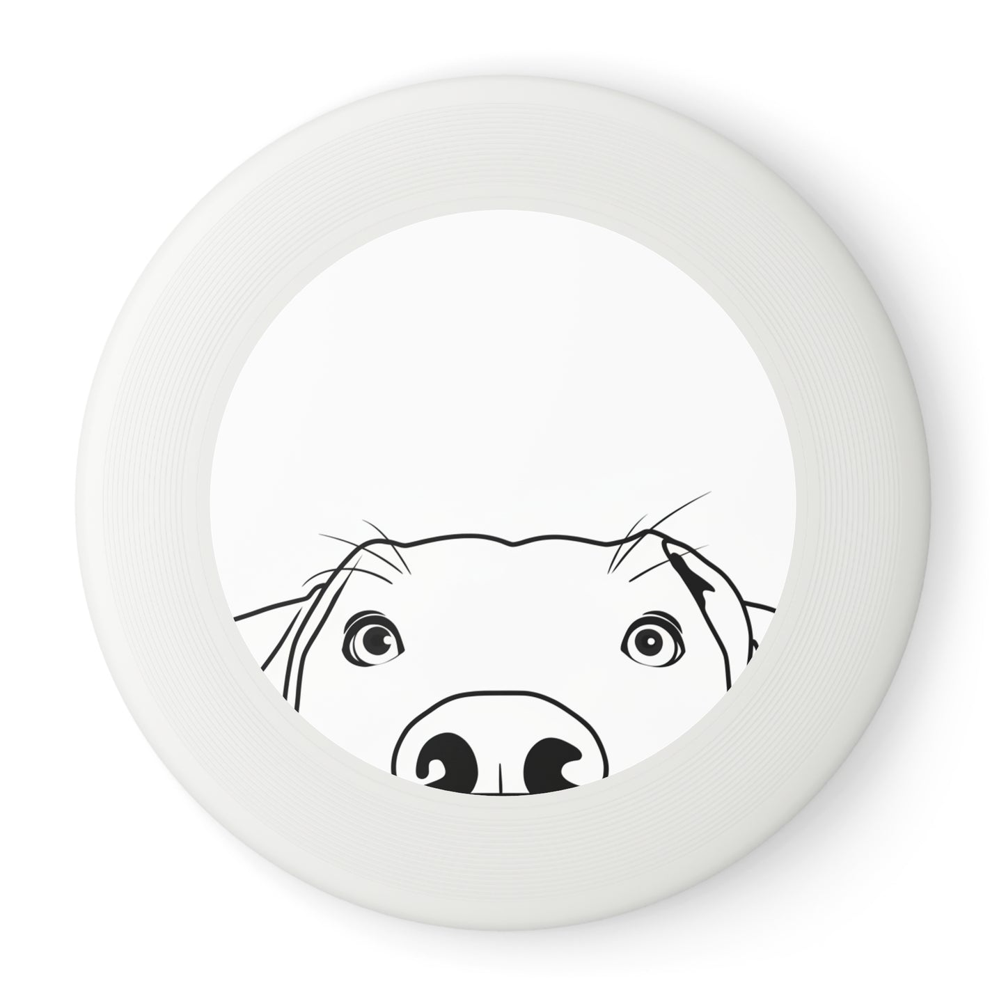 Dog Peek Frisbee — Cute Peeking Dog Disc for Outdoor Play