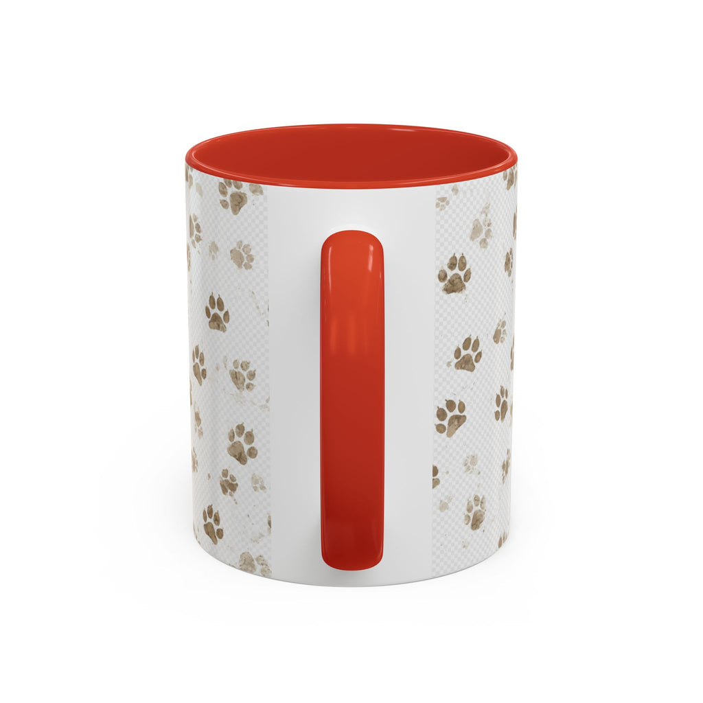 Coffee Mug - "Keep Your Dirty Paws Off My Coffee" Paw Print Accent Mug