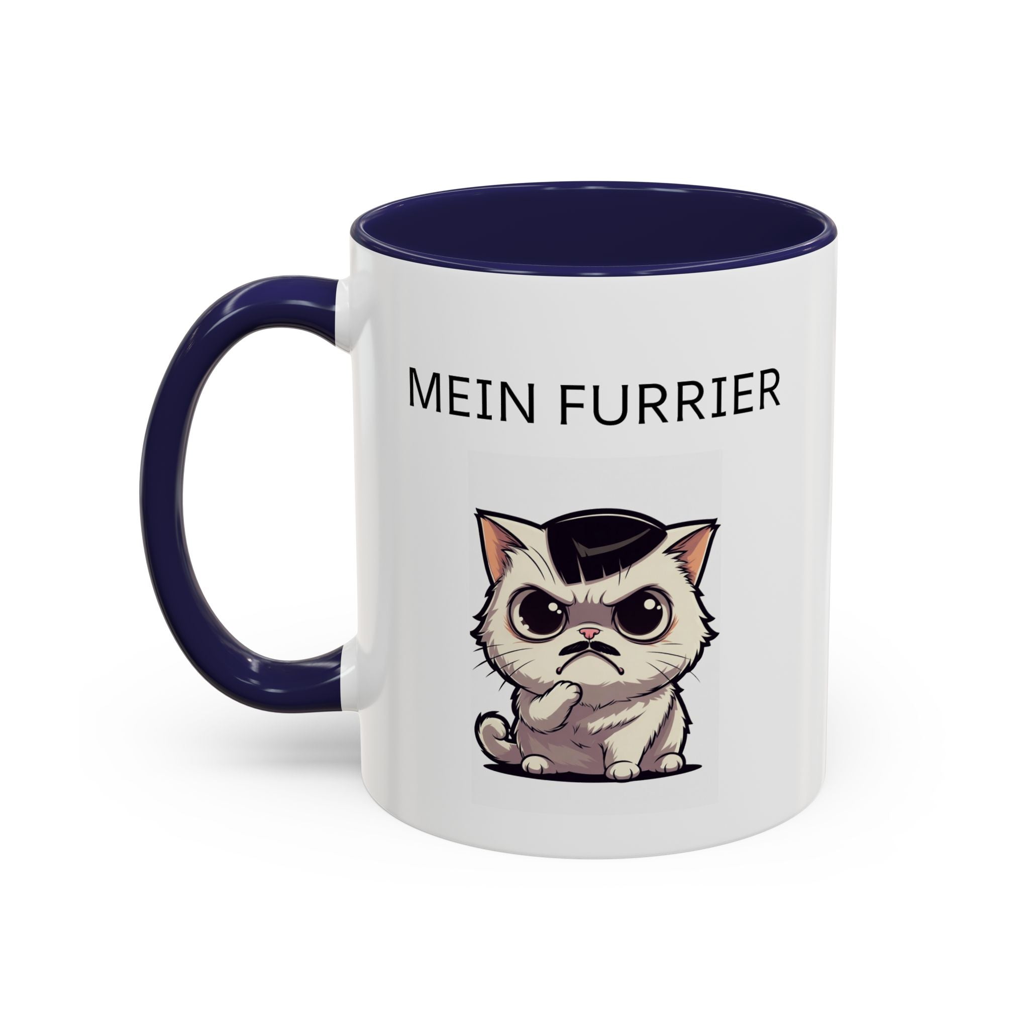 Mein Furrier Coffee Mug — Funny Grumpy Cat Accent Mug (11oz & 15oz)
